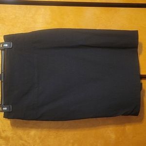 Black pencil skirt